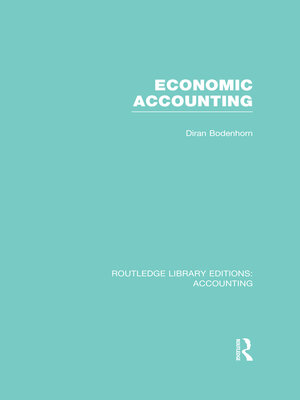 cover image of Economic Accounting (RLE Accounting)